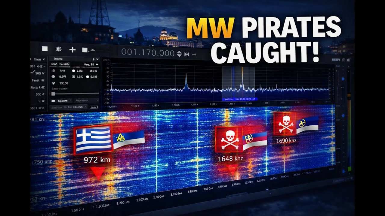 Medium Wave DX Scan from Sofia: Stations, Pirates & Interference 21.01.2025