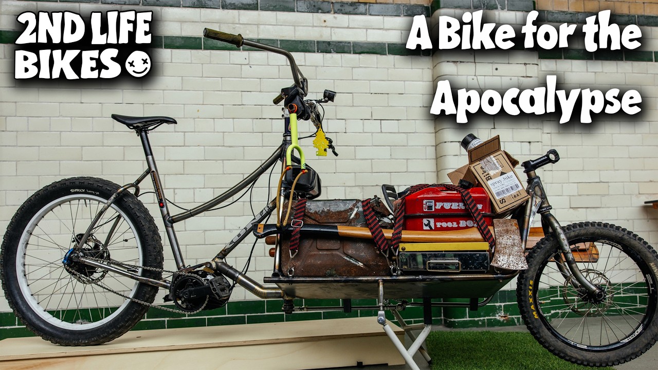 90s DIY Cargo Bike Conversion -  Kona Kilauea