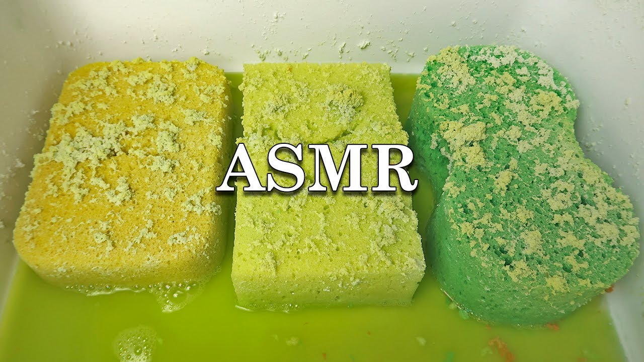 ASMR Paste Squeezing | ASMR Sponge Squeezing | Settled Paste