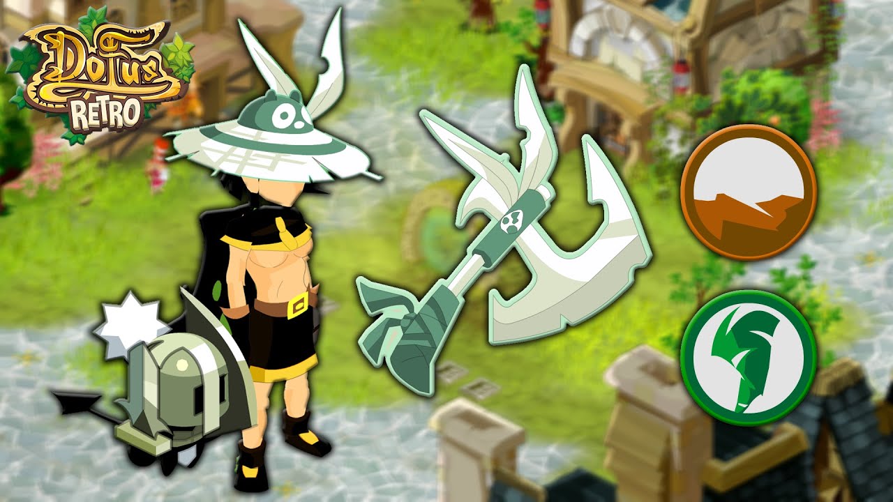 Je teste la nouvelle pano Terre/Air : La Panoplie Grobe - PVP Dofus Retro Beta