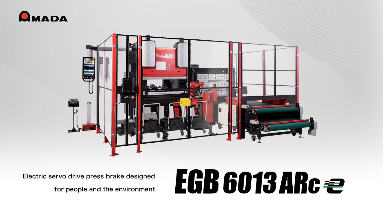 Automatic Bending System for small-parts with Electric Servo Drive. EGB-6013ARce