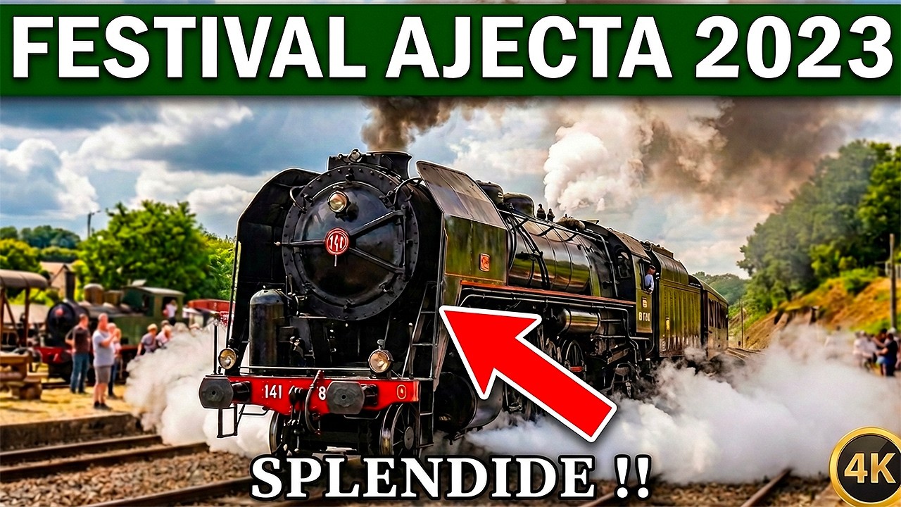 Trains SNCF : Ce convoi EXCEPTIONNEL restera GRAVÉ À JAMAIS dans ma mémoire ! - Festival AJECTA 2023