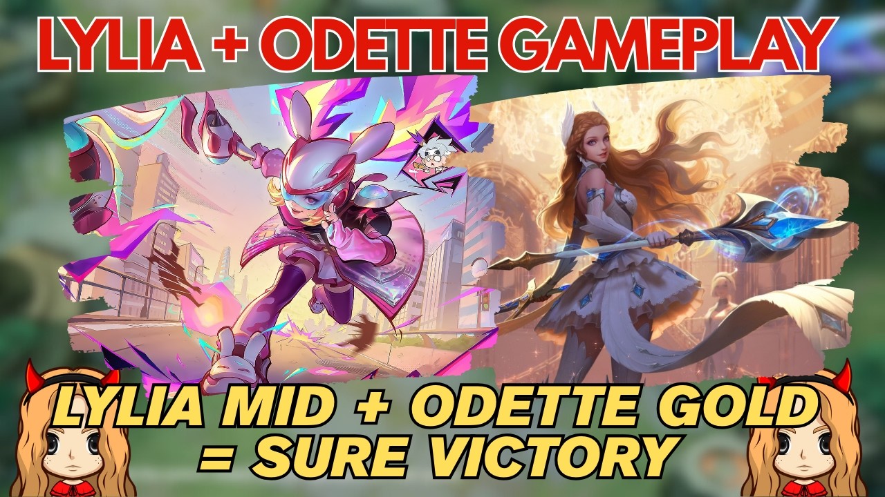 Lylia Mid Lane + Odette Gold Lane sa Rank (Bagyo Inabot ng Kalaban) | Lylia Gameplay