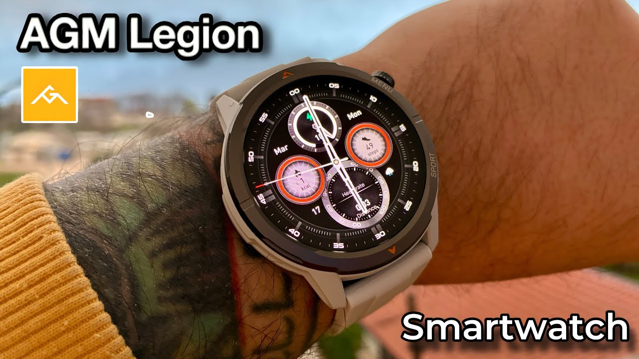 AGM Legion - New Rugged Smartwatch with AMOLED Display