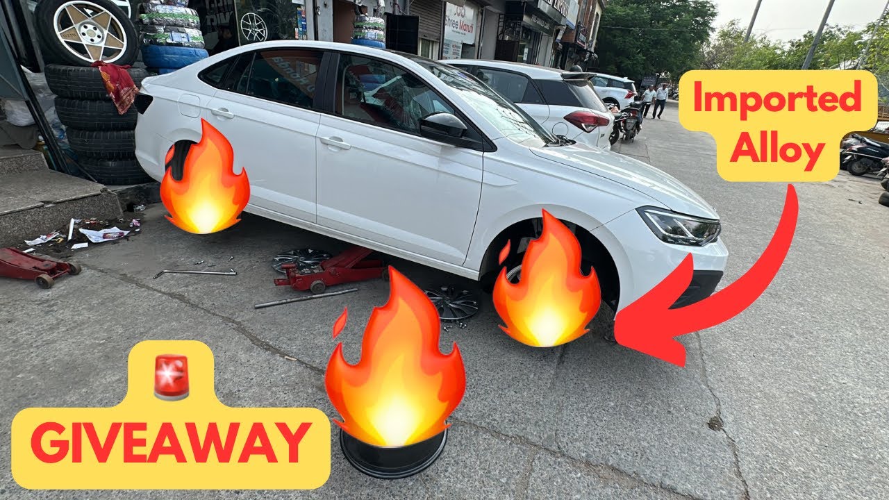 [Part-1]: Finally, My VW Virtus got New Alloy Wheels 🛞 | New Volkswagen Virtus Modified 2025 1.0 TSI