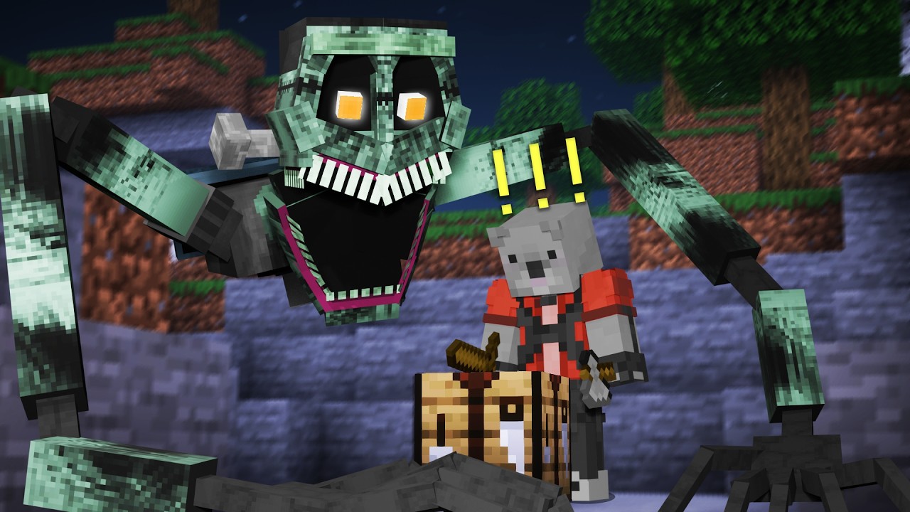 Conquering The Frankenstein Halloween MIMICER in Minecraft