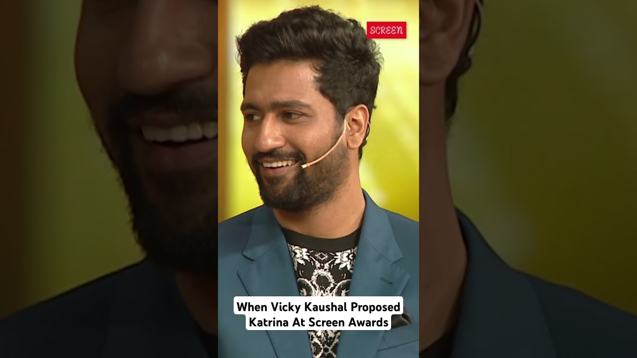 Throwback | When Vicky Kaushal Proposed To Katrina Kaif On Stage At The Screen Awards |