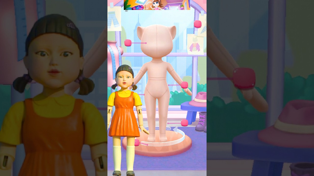 Squid Game Doll Girl  - My Talking Angela 2