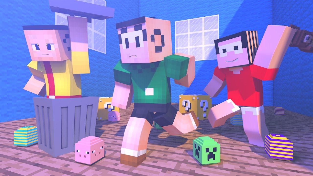 Minecraft: TURMA DA MONICA - SURVIVAL LUCKY DUPLA ‹ AM3NIC ›