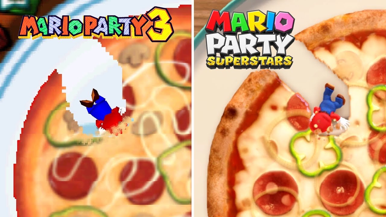 Mario Party Superstars vs. Mario Party 3 - All Minigames Comparison (N64 vs Switch)