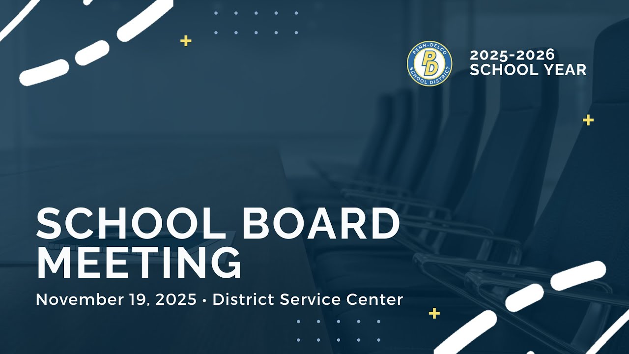 November 19, 2025 PDSD School Board Meeting