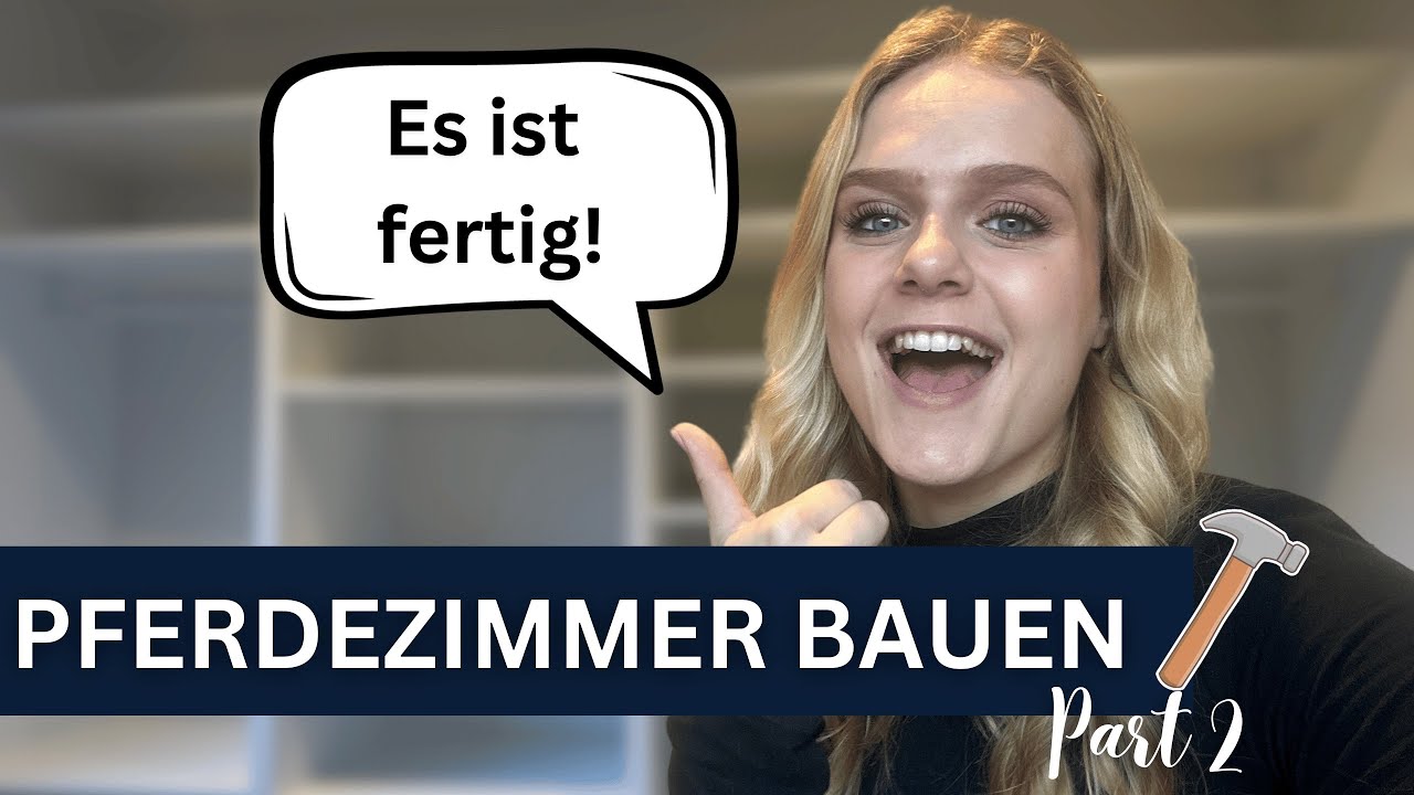 PFERDEZIMMER BAUEN TEIL 2 🤯