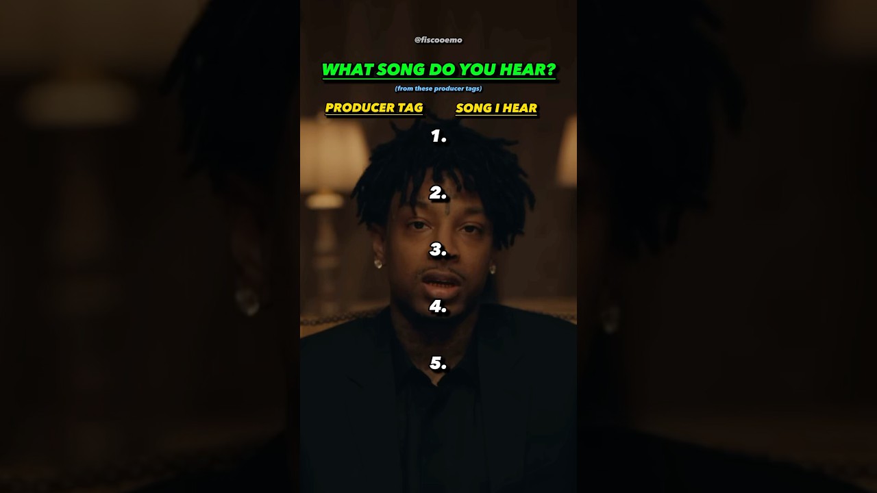 What Song Do You Hear From These Producer Tags?
