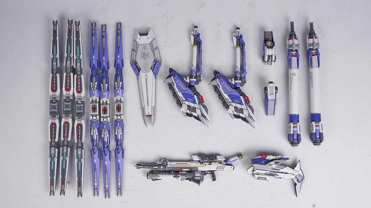 HI-v gundam YJ resin conversion Ep.2 백팩 무기 핀판넬