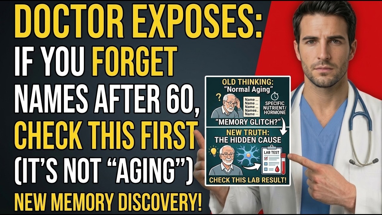 If You Forget Names After 60, Check THIS First (It’s Not “Aging”)