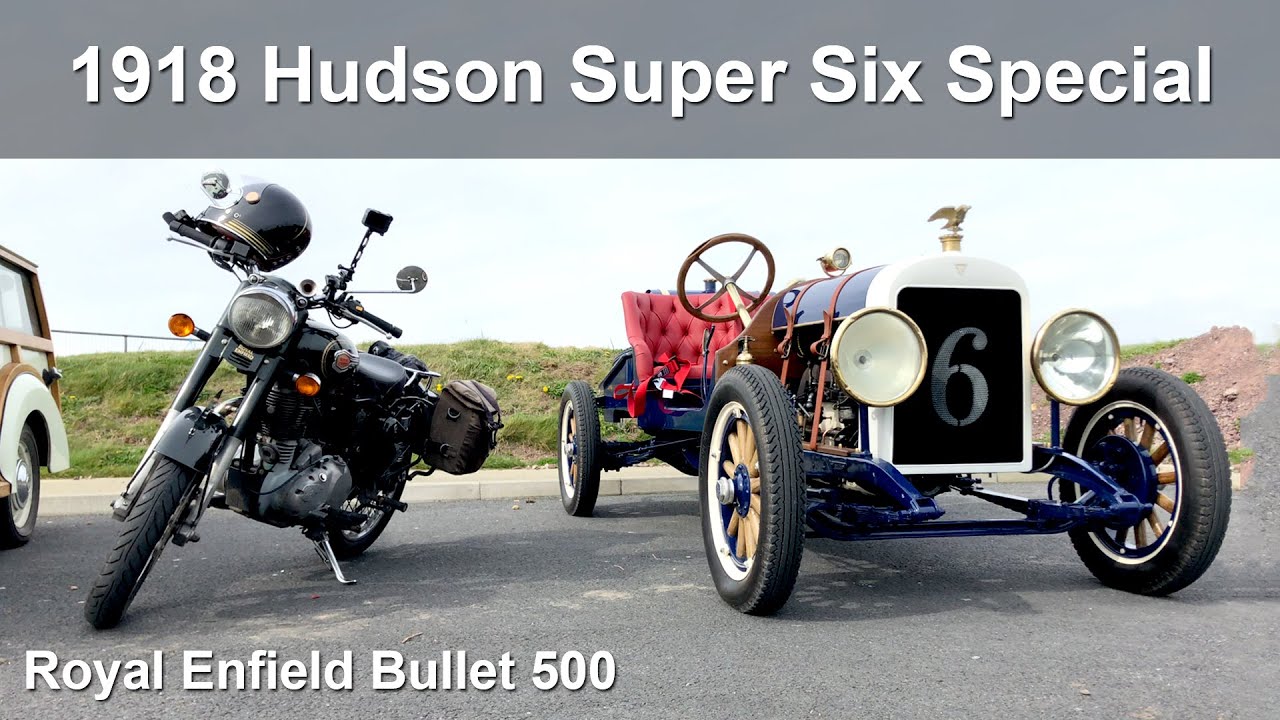 1918 Hudson Super Six Restored After 80 years! | Royal Enfield Bullet 500 Escort