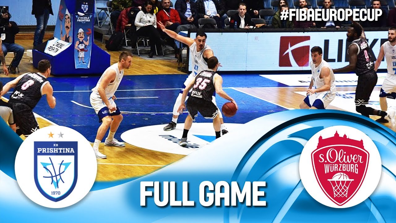 Z Mobile Prishtina v s.Oliver Würzburg - Full Game - FIBA Europe Cup 2019