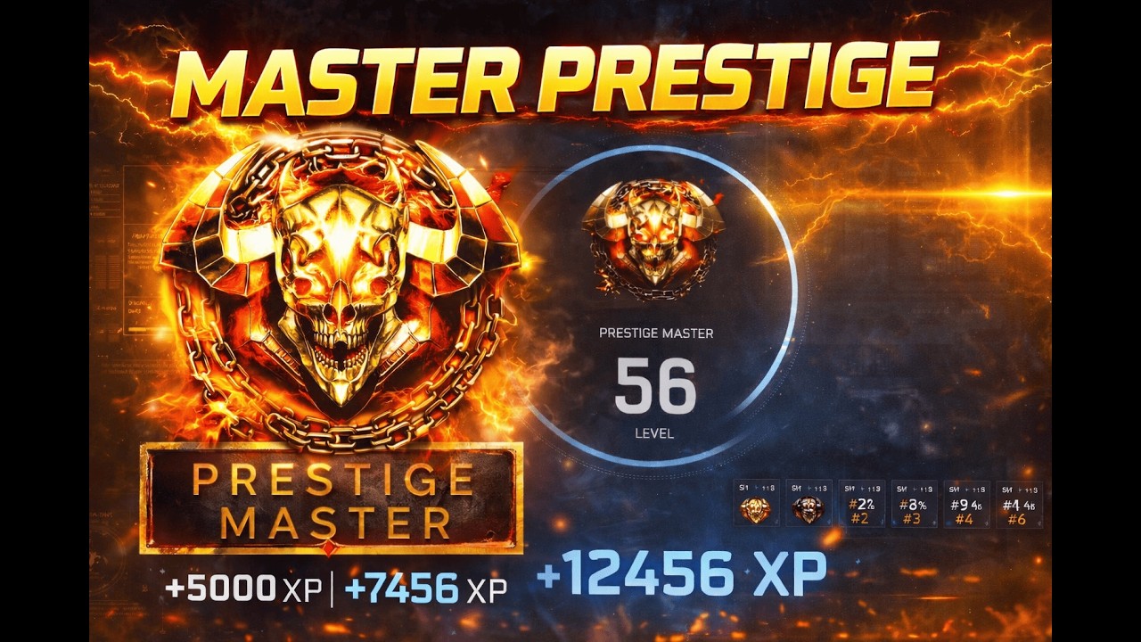 MASTER PRESTIGE UNLOCKED! Level 56 Grind