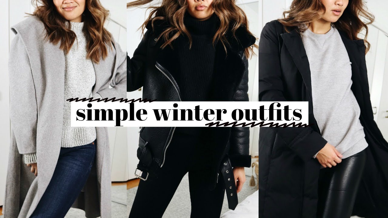 SIMPLE COLD WEATHER OUTFITS | How I Style