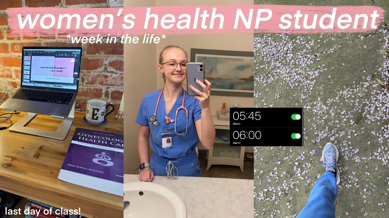 NP student WEEK IN THE LIFE ⛅️ | morning routine, last day of class, + boards prep