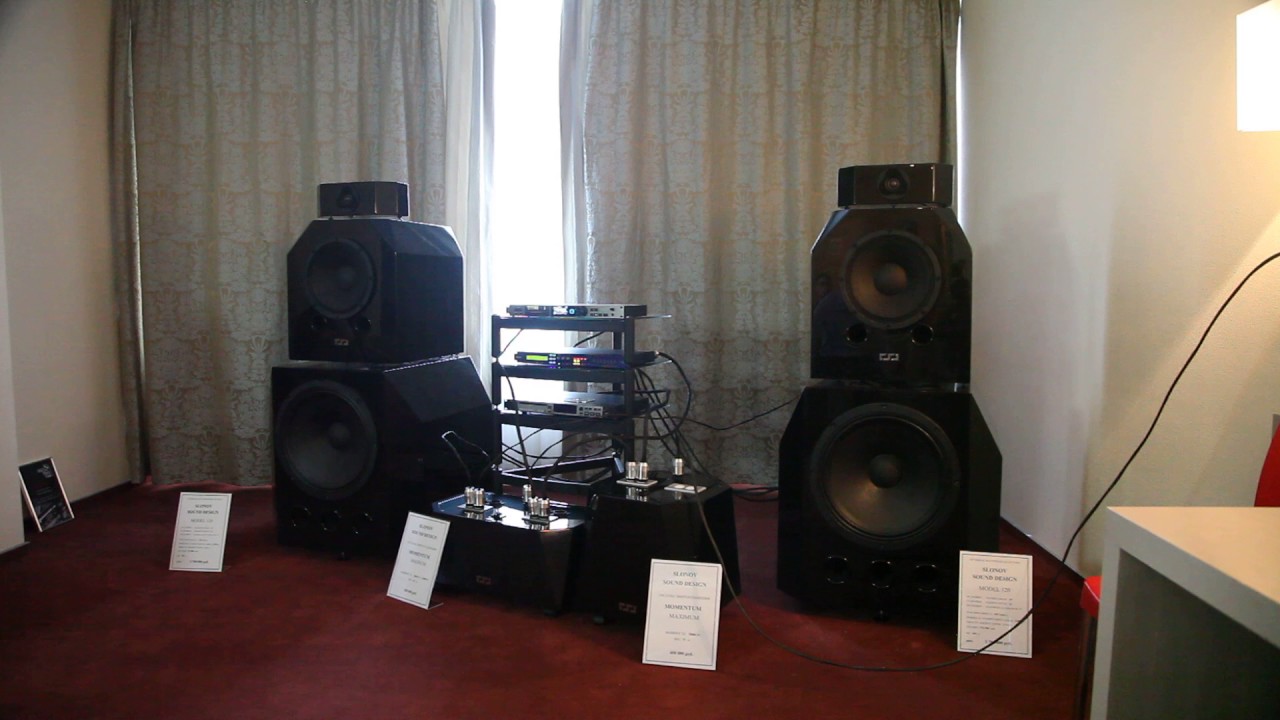 Slonov Sound Design Model 120(activ)@Hi-Fi & High End Show 2017 Moscow