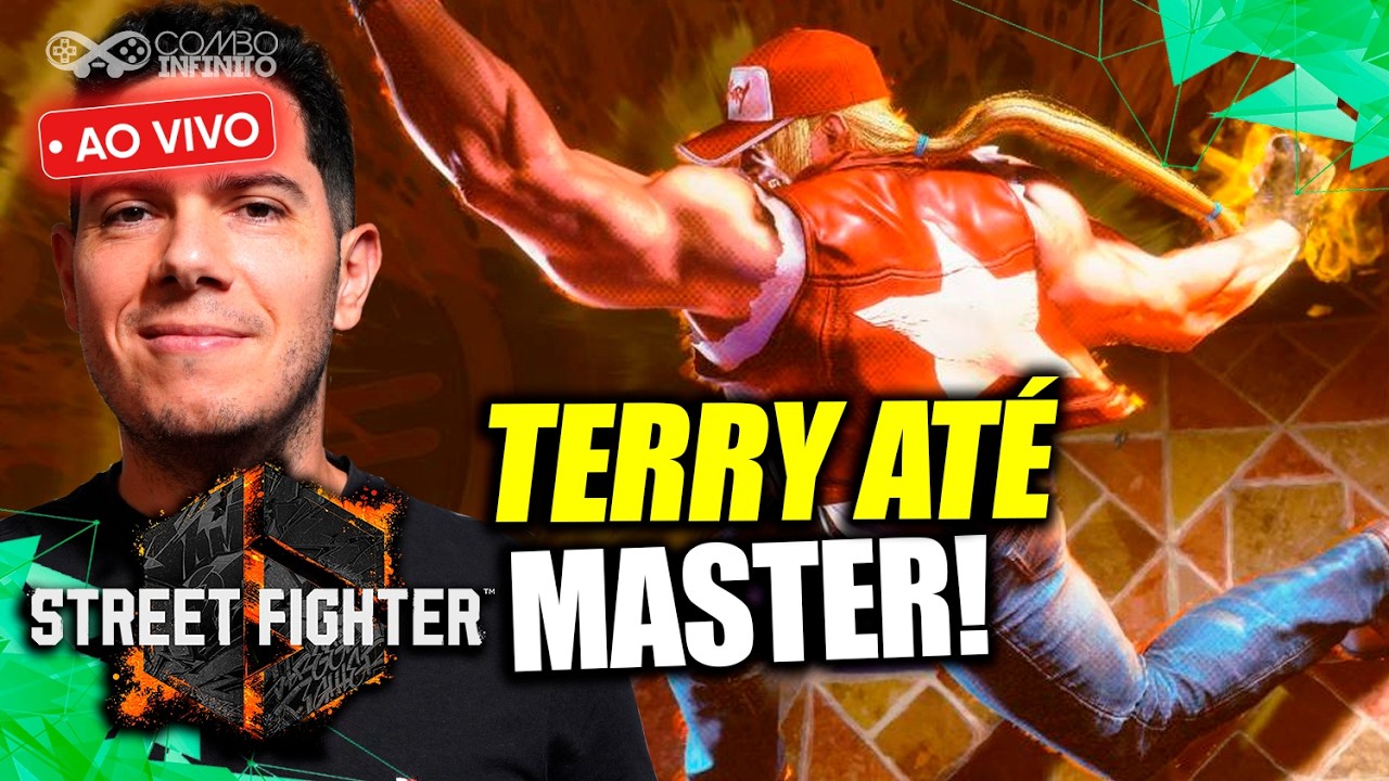STREET FIGHTER 6 AO VIVO! O Terry é REALMENTE bom? Desafio até o MESTRE!