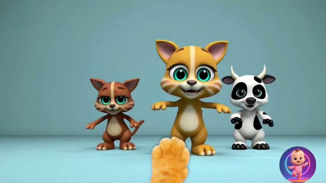 🐱🐶 Animal Dance Song | Baby Dance Studio | Fun Nursery Rhyme for Toddlers