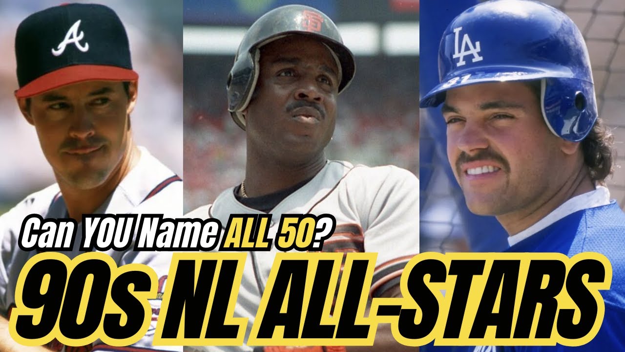 1990s NL All-Stars | Can You Name All 50? ⚾⭐ Baseball Trivia Quiz