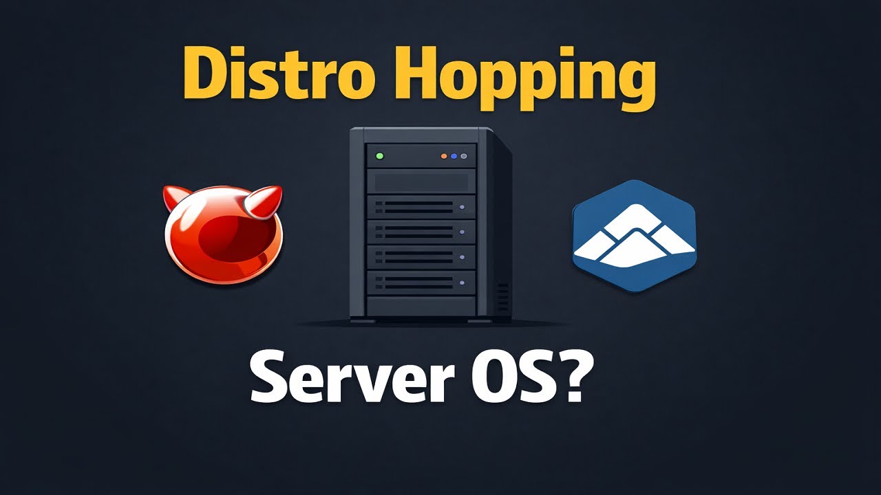 Distrohopping for server efficient os #gopios #ubuntu #linux #freebsd