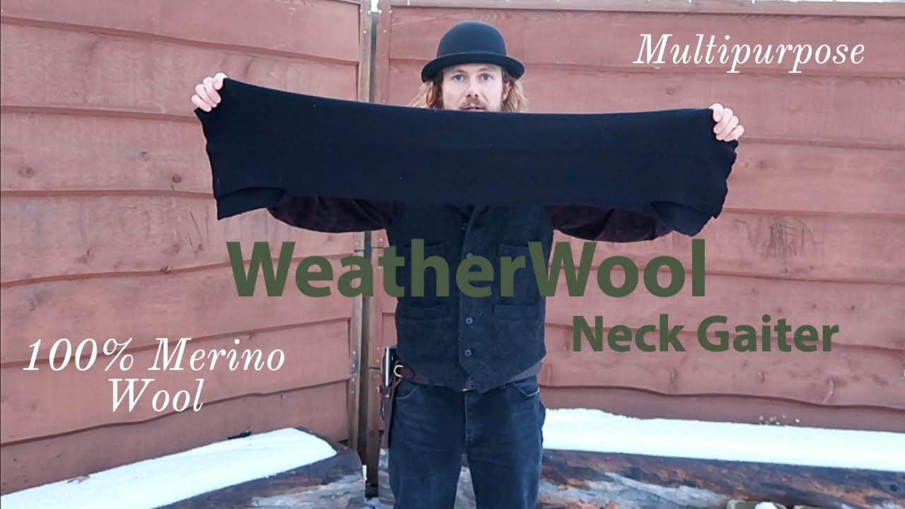 Weatherwool Gaiter | 100% Merino Wool | Multipurpose Neck Warmer