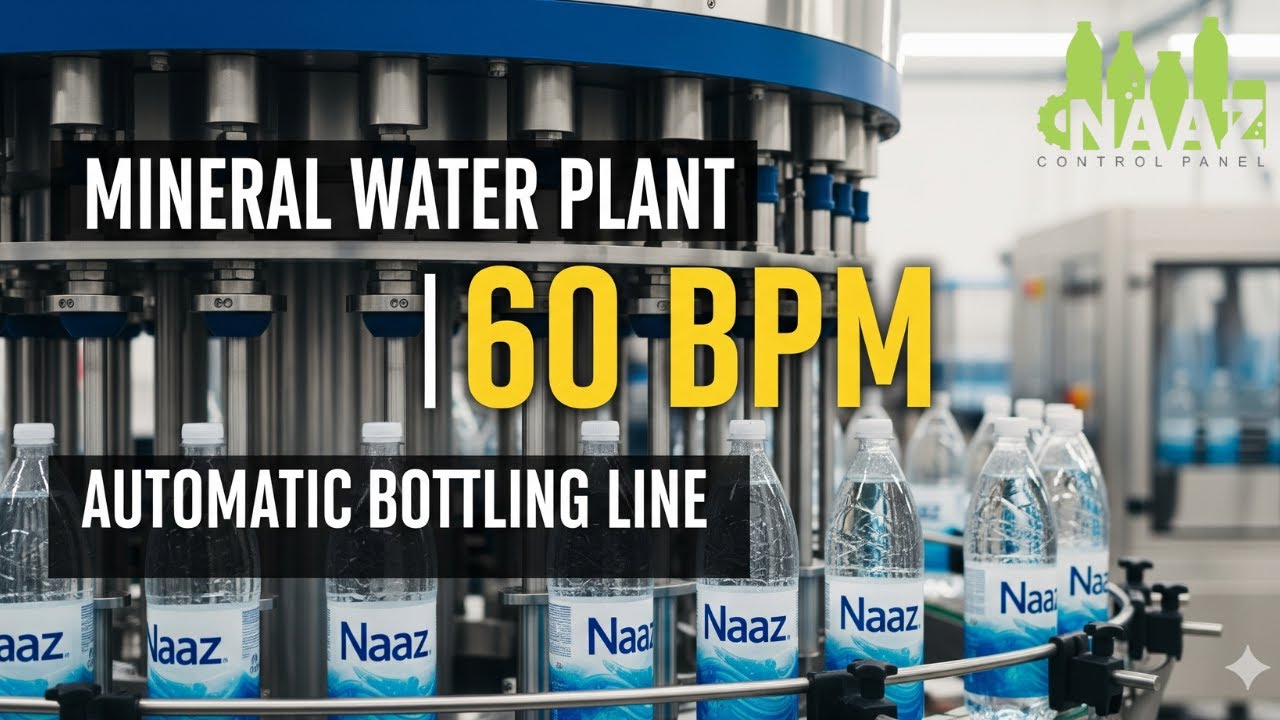 Mineral Water Plant 60 BPM | High-Speed Automatic Bottling Line | #mineralwaterplant