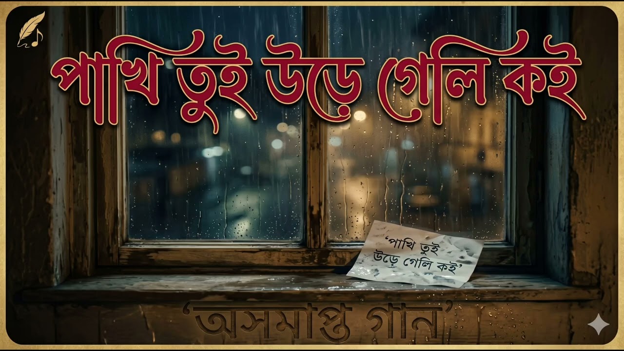 Pakhi (পাখি) | Lofi Chillhop | Lonely Night Vibes | Sad Bengali Song