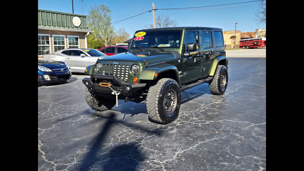 2007 Jeep Wrangler Unlimited Sahara 4x4 3.8L V6 Engine                  Link In Description!