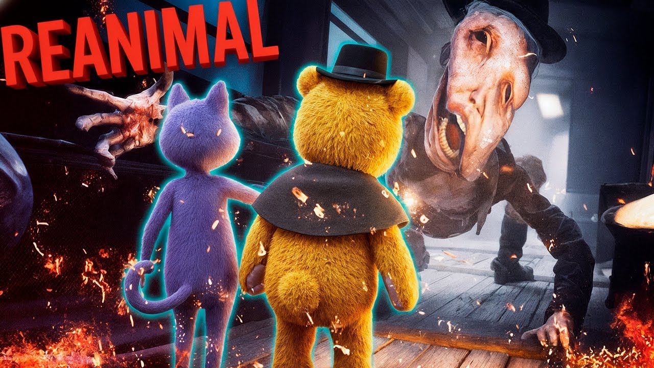 Новые Угарные Кошмары с Нептуном и Фнаф Плеем 🤣 REANIMAL Demo Кооп