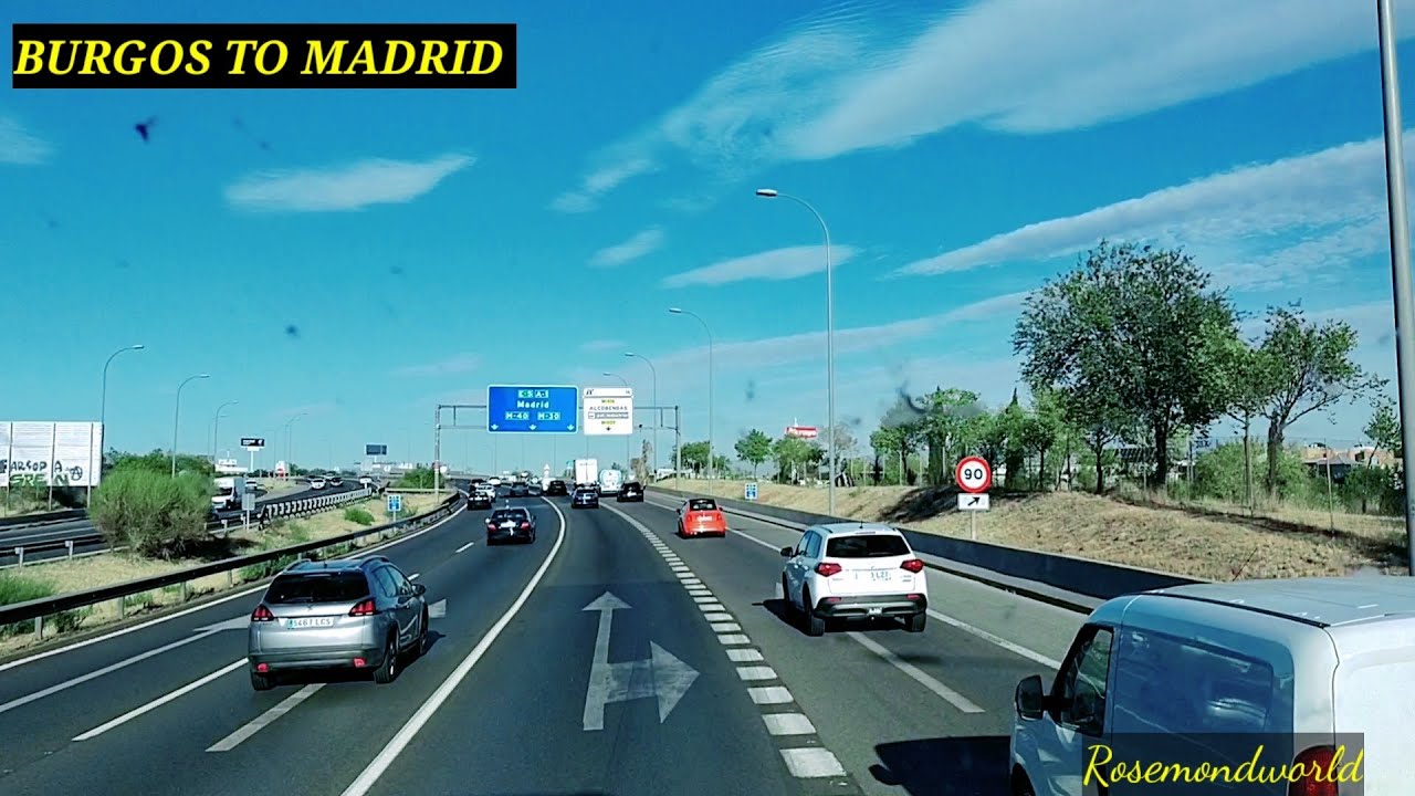 ROAD TRIP FROM BURGOS TO MADRID.