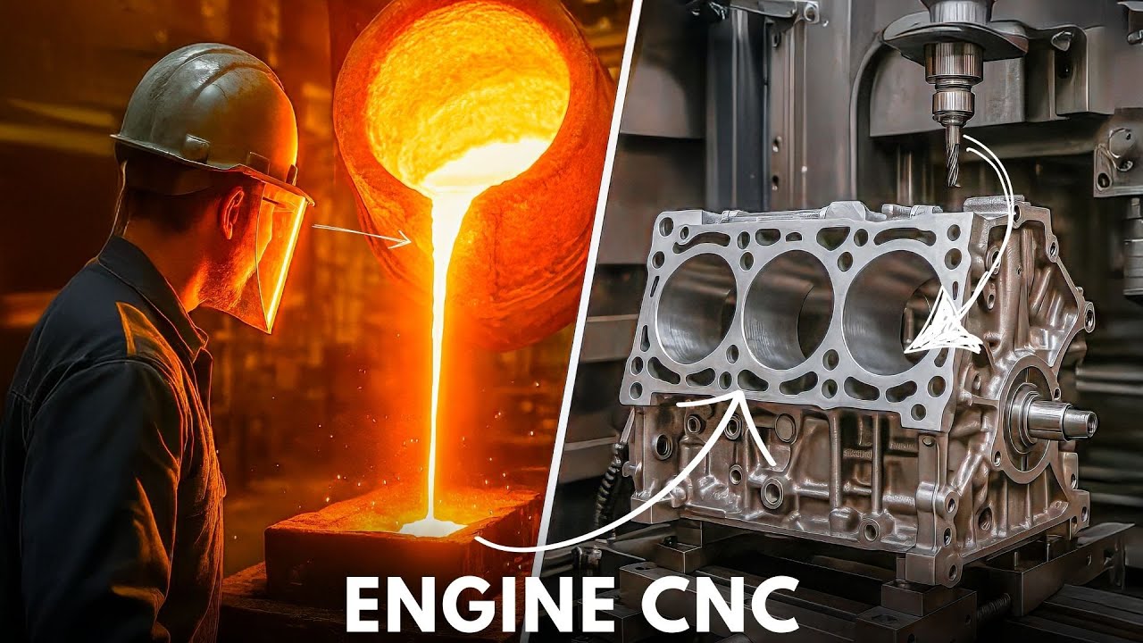 ENGINE Manufacturing Process - The Amazing STEP by STEP Production