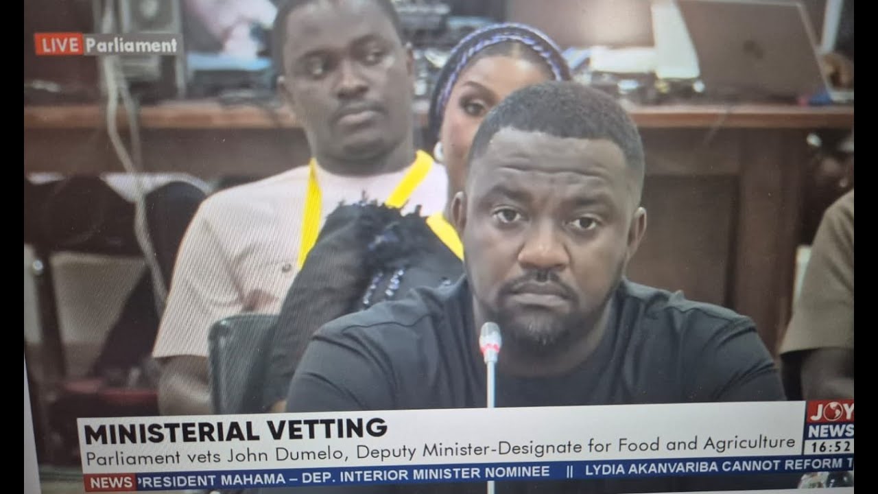 LIVESTREAM: VETTING OF DEPUTY MINISTER NOMINEE FOR FOOD & AGRICULTURE, JOHN DUMELO