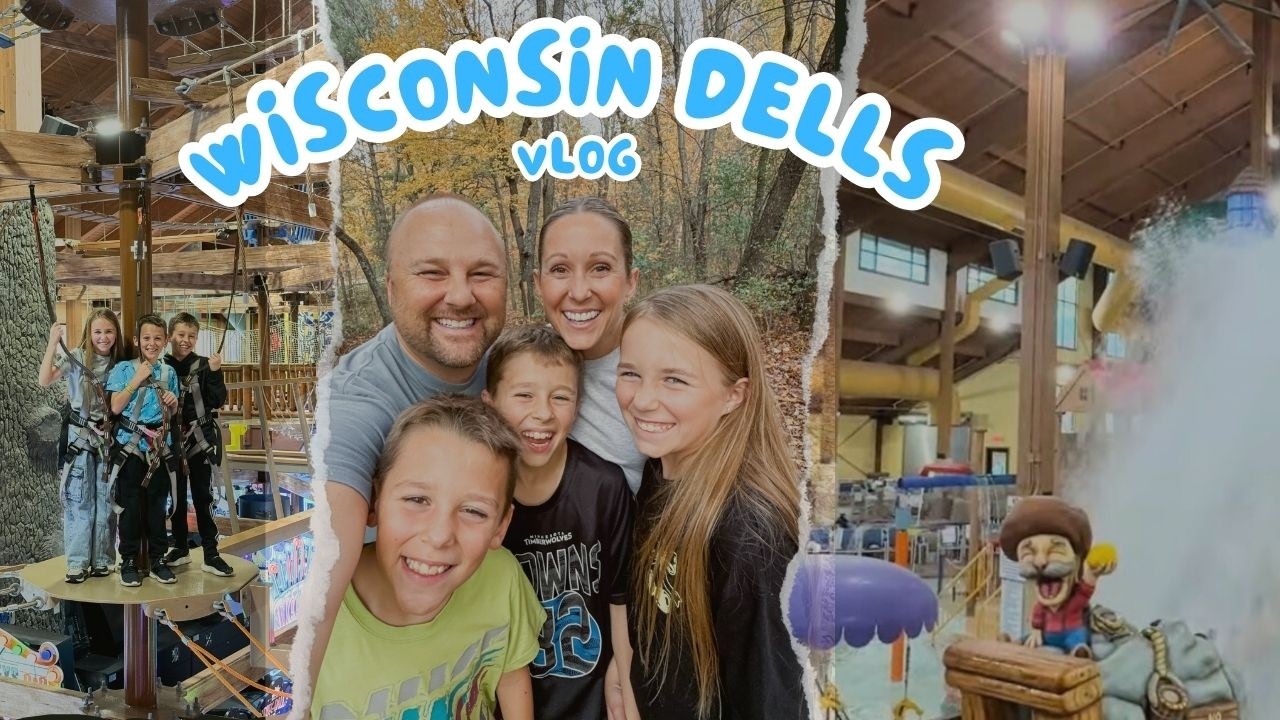 Our Wisconsin Dells Family Vlog | Indoor Waterparks & Epic Arcade Fun