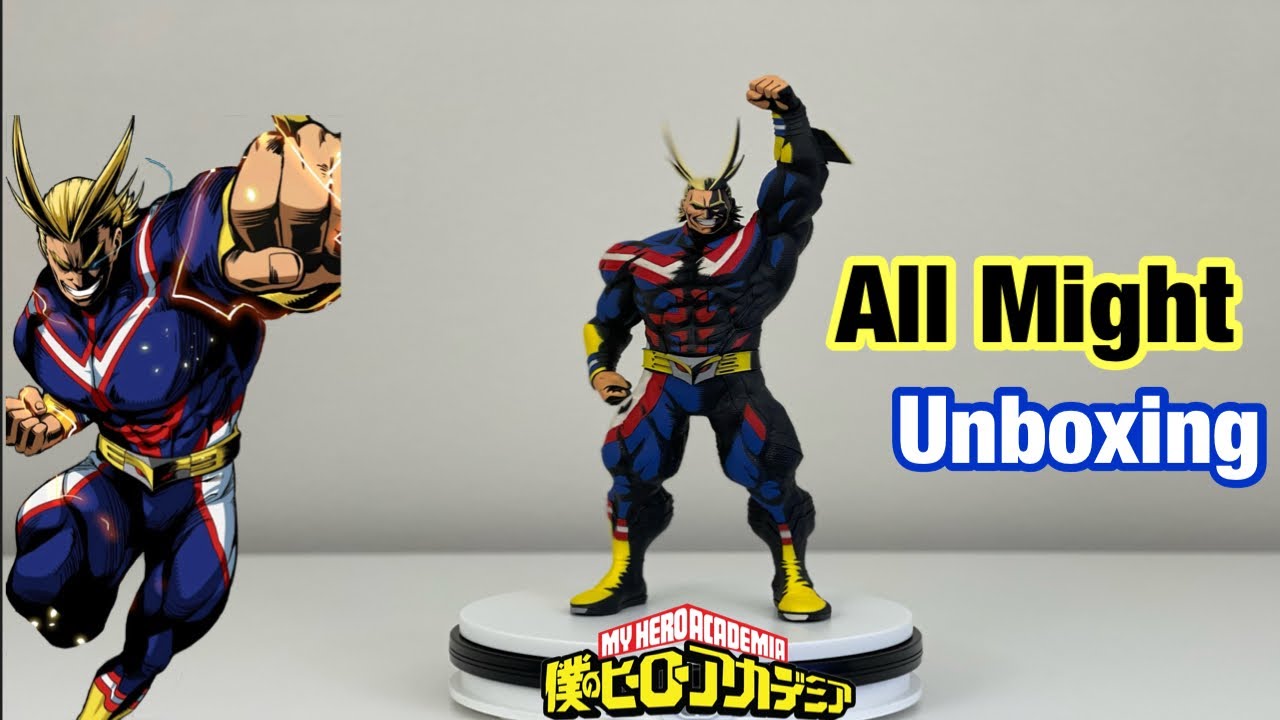 My Hero Academia World Figure Colosseum Super Master Stars Piece All Might Two Dimensions | Unboxing