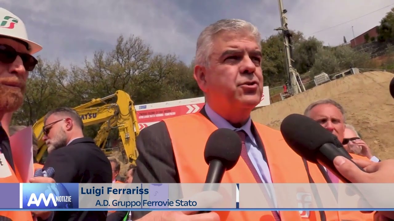 Taormina, inaugurato cantiere del raddoppio ferroviario fino a Fiumefreddo