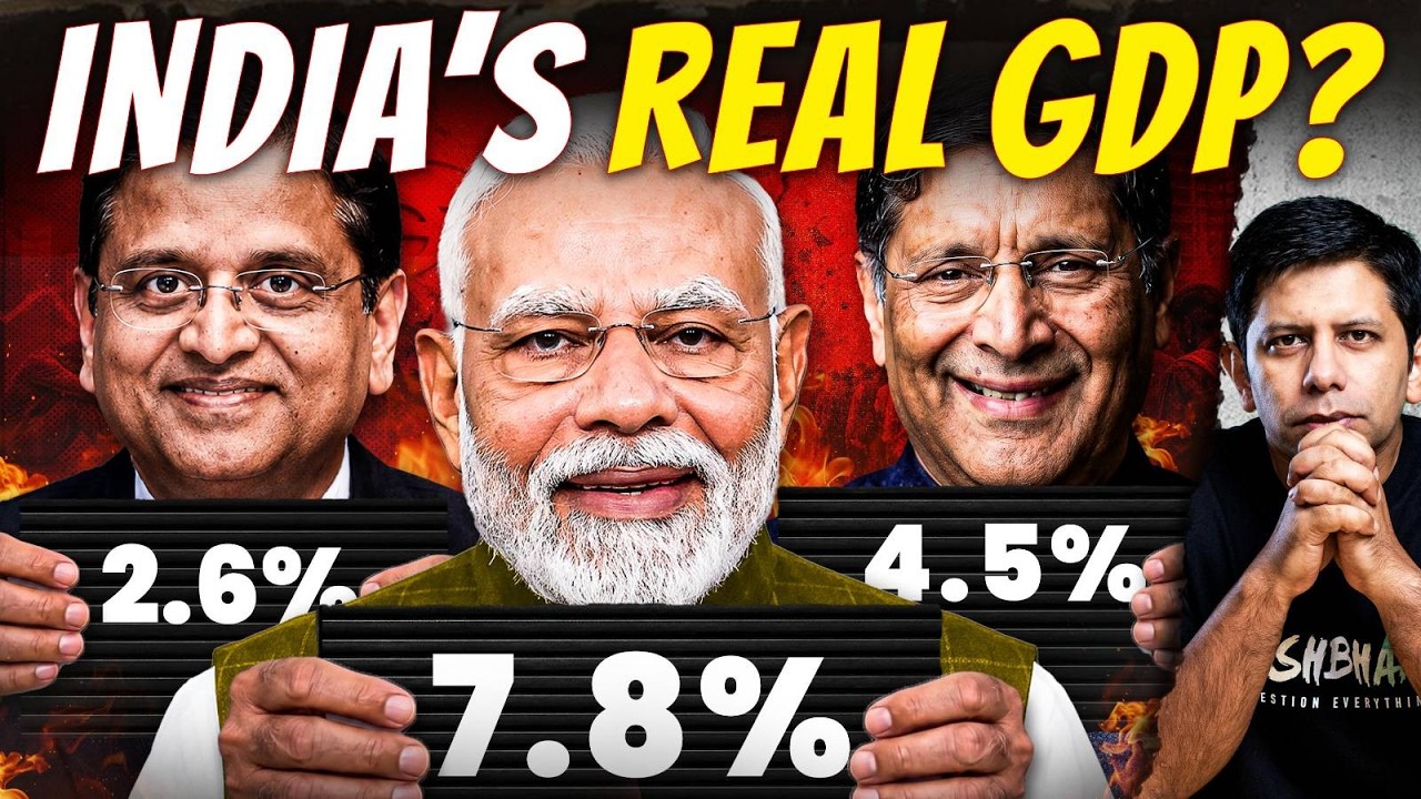 Did India's GDP Grow At A Phenomenal 7.8%? | Decoding The Math Behind This Miracle | Akash Banerjee