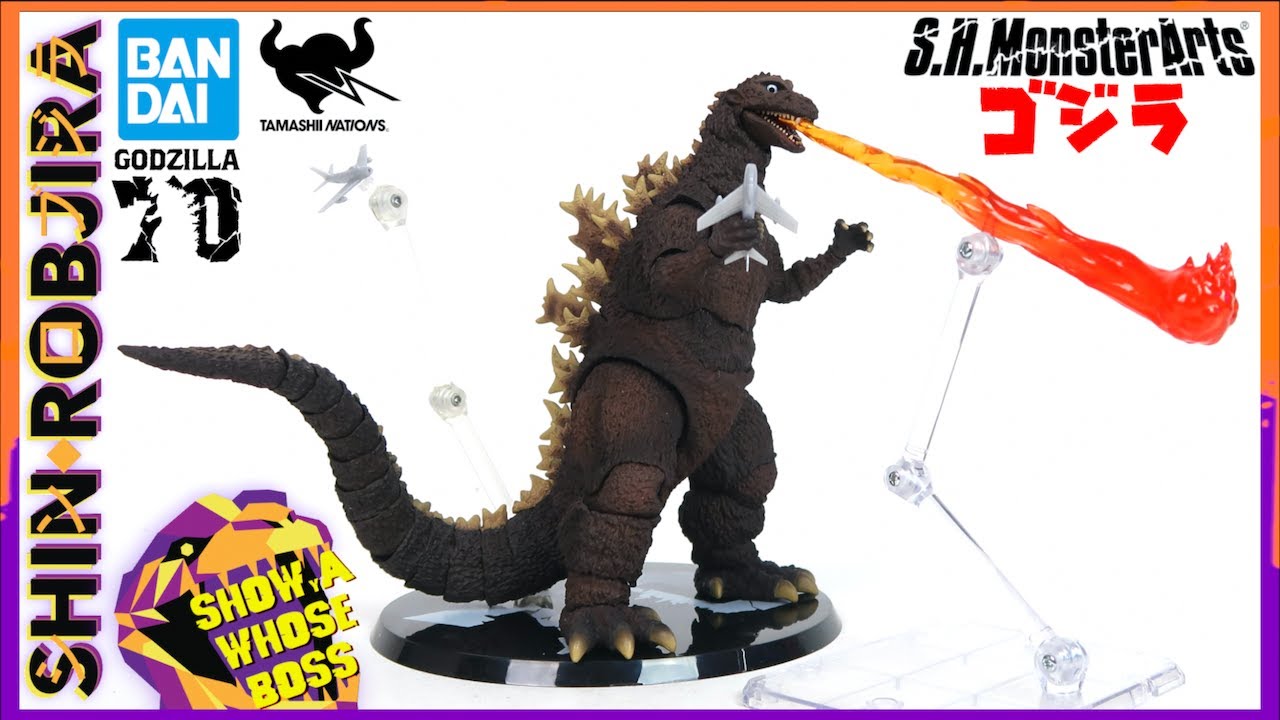 S.H.MonsterArts: Godzilla (1954) [Цветной постер] | Обзор фигурки