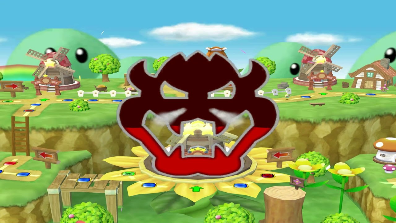 8 Player Battle (Longplay) on Windmillville - Mario Party 7 (Gamecube) [50 Turns Brutal CPU]