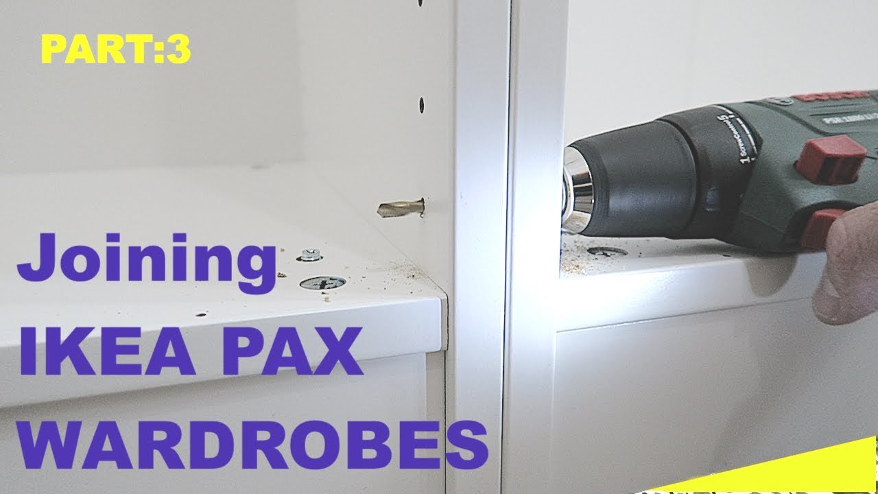 Как соединить шкафы Ikea Pax между собой