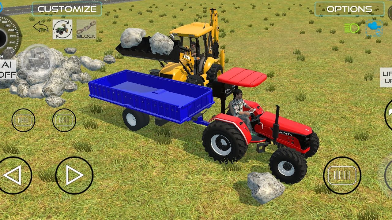 ट्रेक्टर ट्रॉली लोड |Indian vehicles simulator 3D|