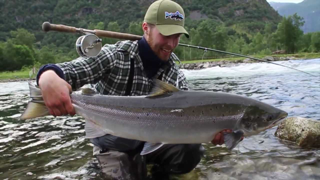 Laksefiske Lærdal 2013 Neteland production HD