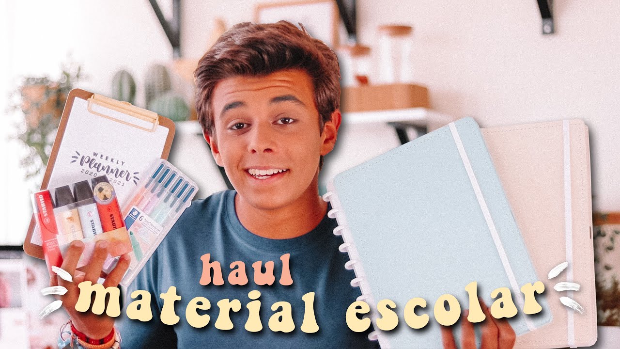 O MEU MATERIAL ESCOLAR 2020/2021 // BACK TO SCHOOL #4 | TiagoJLeitão