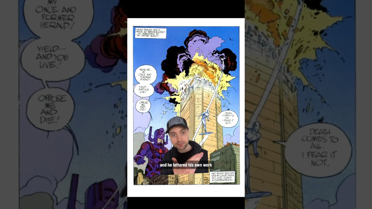 Comic fans might not know that Moebius did his own lettering! #comics #manga #artist #graphicdesign