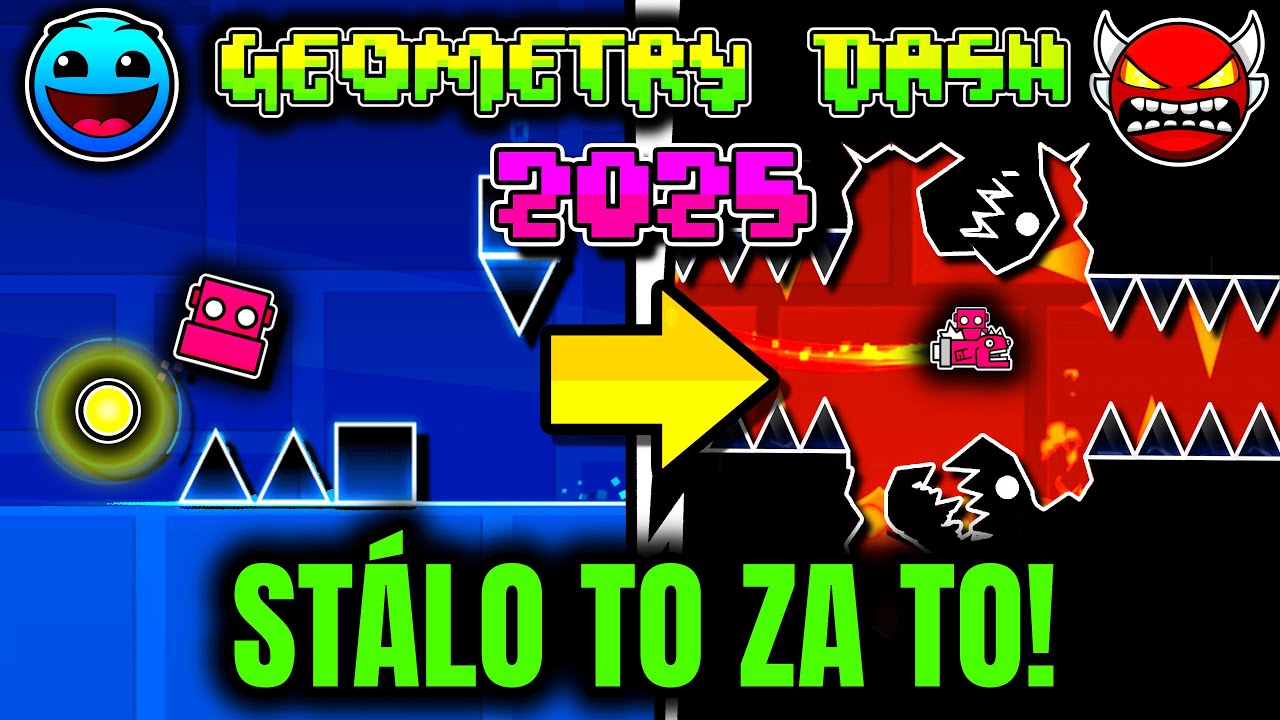 MŮJ ROK 2025 V GEOMETRY DASH!