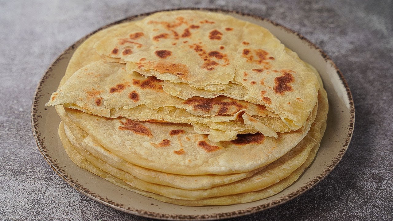 Easy Pita Bread Made From Yogurt | Yogurt Flatbread Recipe | Toasted